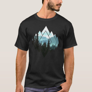 Waldnatur Berge Wandern Camping T-Shirt