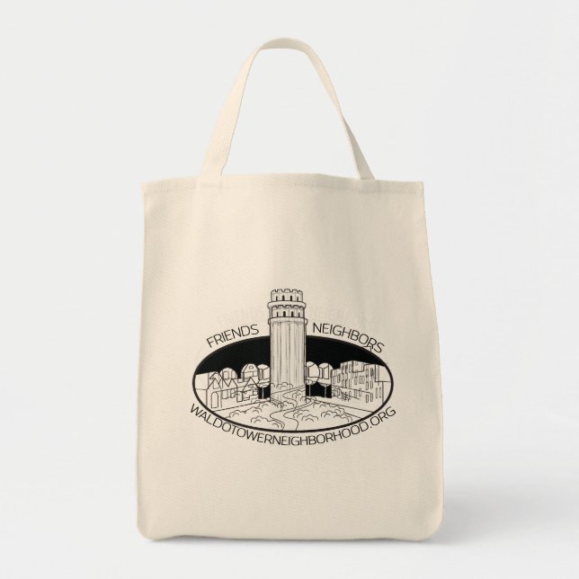 Waldo Tower Neighbhood Association Tote Bag Tragetasche (Vorne)