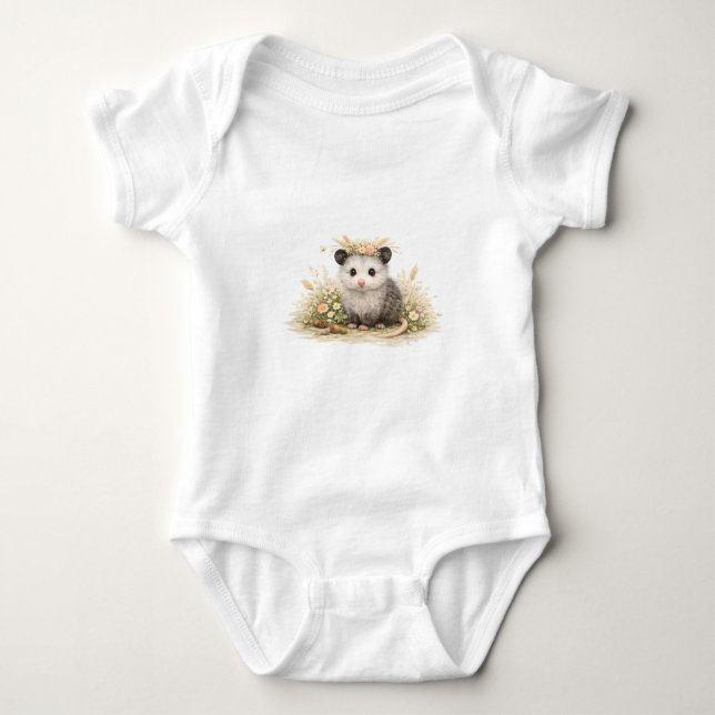 Waldopossum Baby Strampler (Vorderseite)
