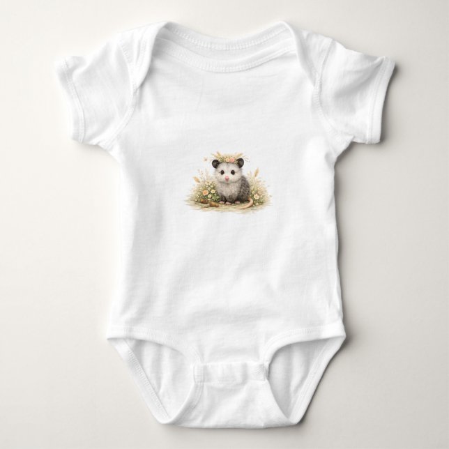 Waldopossum Baby Strampler (Vorderseite)