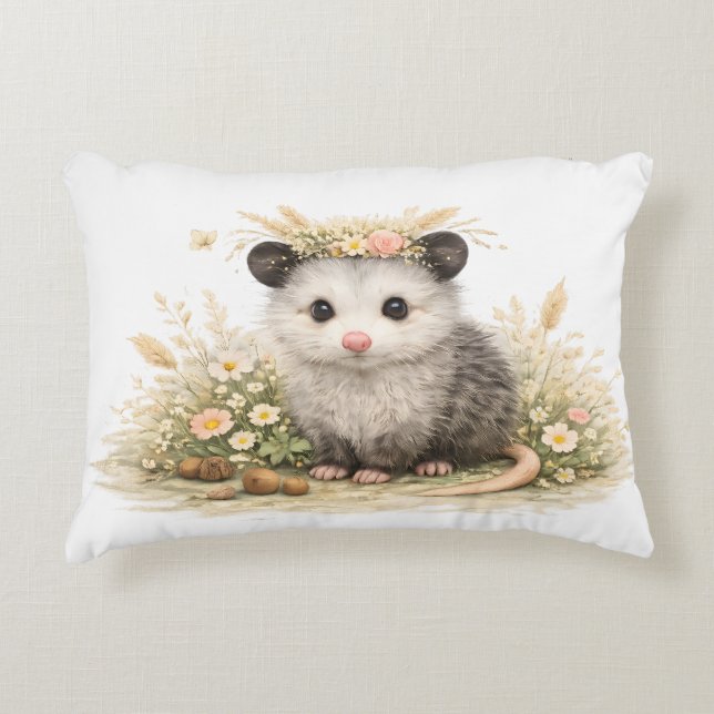 Waldopossum Dekokissen (Vorderseite)