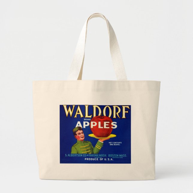Waldorf Äpfel Jumbo Stoffbeutel (Vorne)