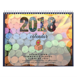 Waldorf inspirierter Tafel-Kunst-Kalender 2018 Kalender