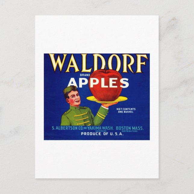 Waldorfäpfel Postkarte (Vorderseite)