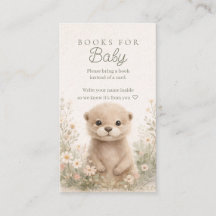 Waldotter-Baby-Shower-Bücher für Baby-Einlage