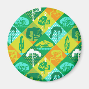 Waldpatchwork Magnet