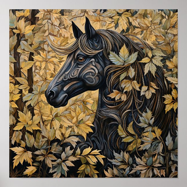 Waldpferd Poster (Vorne)