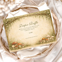 Waldpilz-Bogen-Windel-Raffle