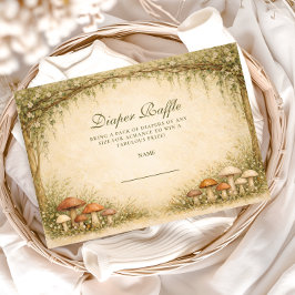 Waldpilz-Bogen-Windel-Raffle Begleitkarte