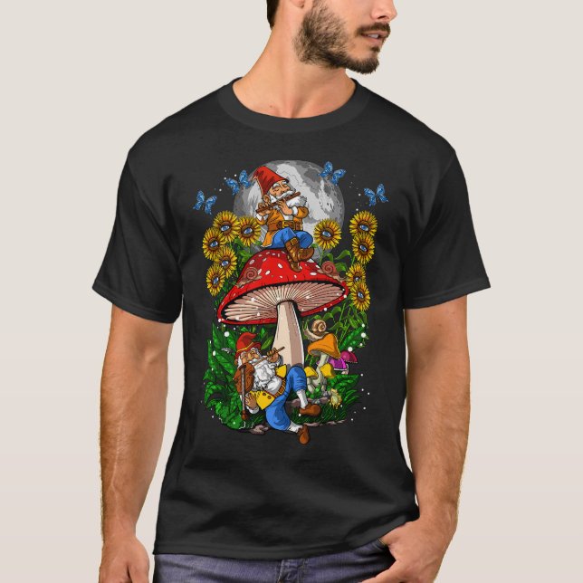 Waldpilz-Gnome T-Shirt (Vorderseite)