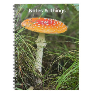 Waldpilz Notizbuch  Notizblock