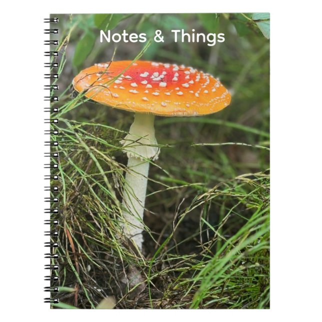 Waldpilz Notizbuch  Notizblock (Vorderseite)
