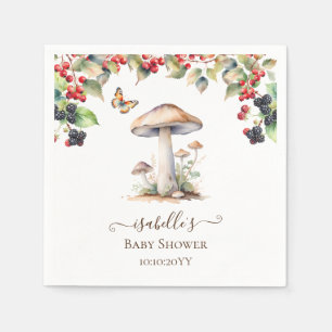 Waldpilz & Pilz Herbst-Baby-Party Serviette