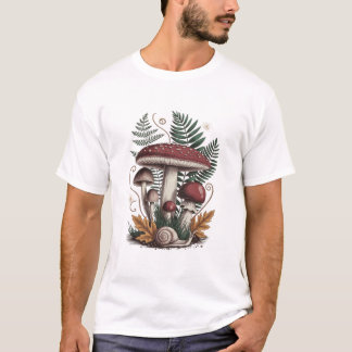 Waldpilz-Stillleben T-Shirt