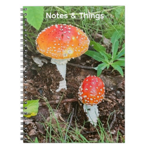 Waldpilze Notizbuch  Notizblock