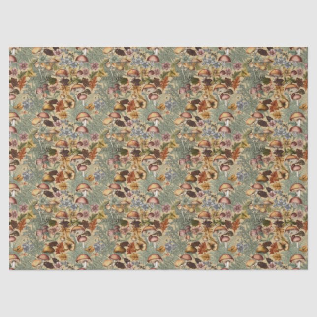 Waldpilze Seidenpapier (Vorderseite)