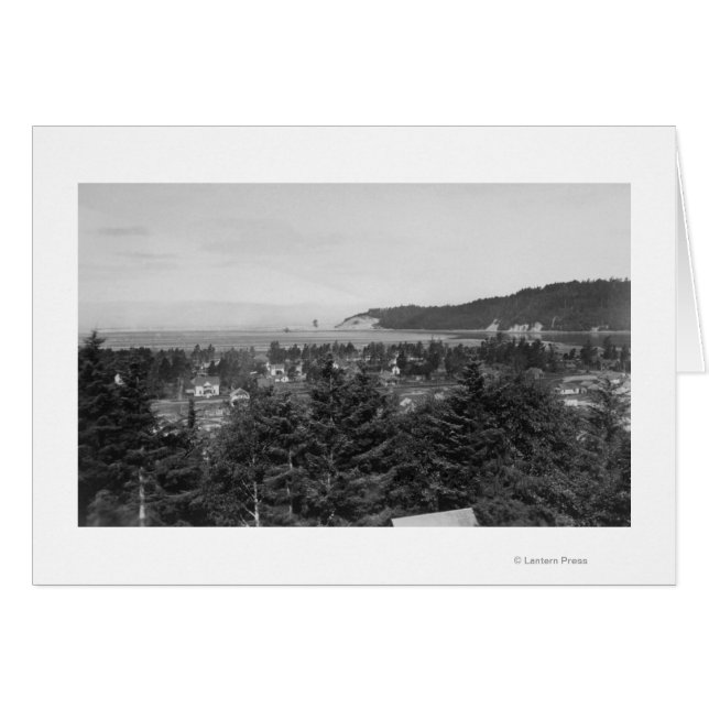 Waldport, Oregon Town View West (Vorderseite (Horizontal))