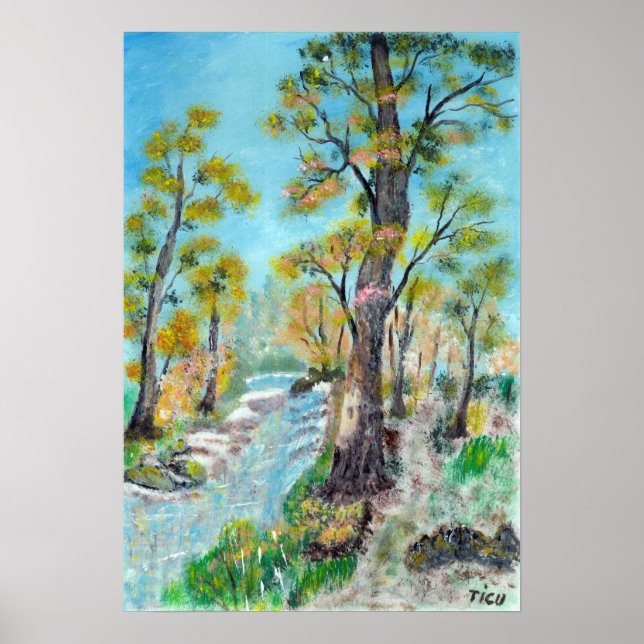 Waldposter von Dreamland Poster (Vorne)