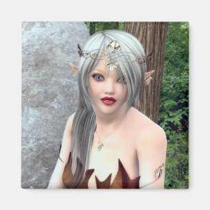 Waldprinzessin Fantasy Magnet