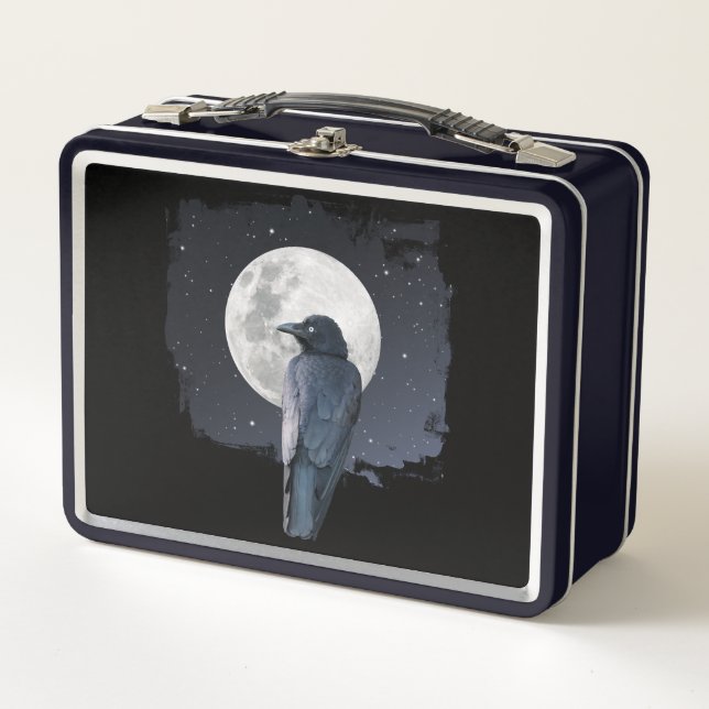 Waldrabe Cold Moon Metall Brotdose (Vorderseite)