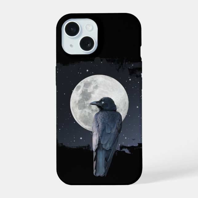 Waldrabe Kaltmond iPhone 15 Hülle (Rückseite)