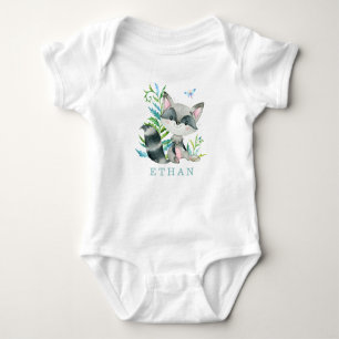 Waldraccoon Adortable Personalisiert Baby Strampler