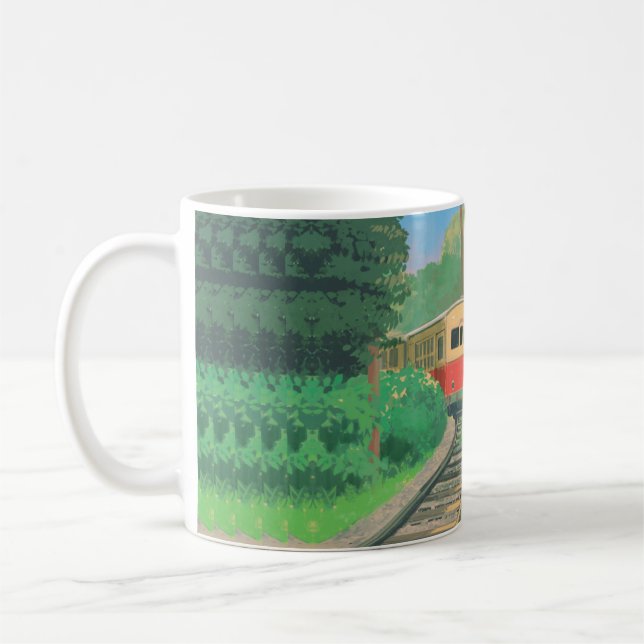 Waldreise – Szenenzug-Tasse Kaffeetasse (Links)