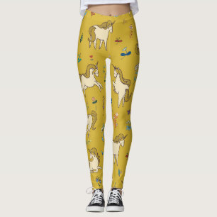 Waldronen: Vintages Blumenmuster Leggings