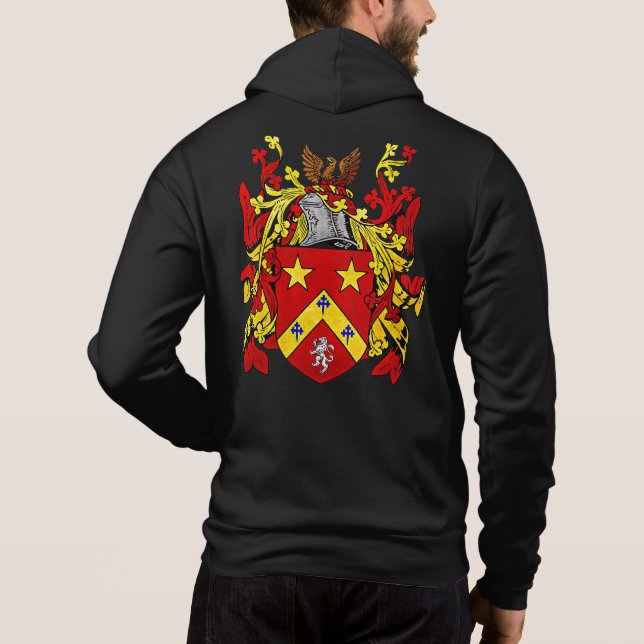 Waldrop Coat of Arms Men's Hoodie (Rückseite)