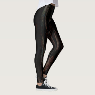 Waldrote Baumrinden-Leggings 2 Leggings