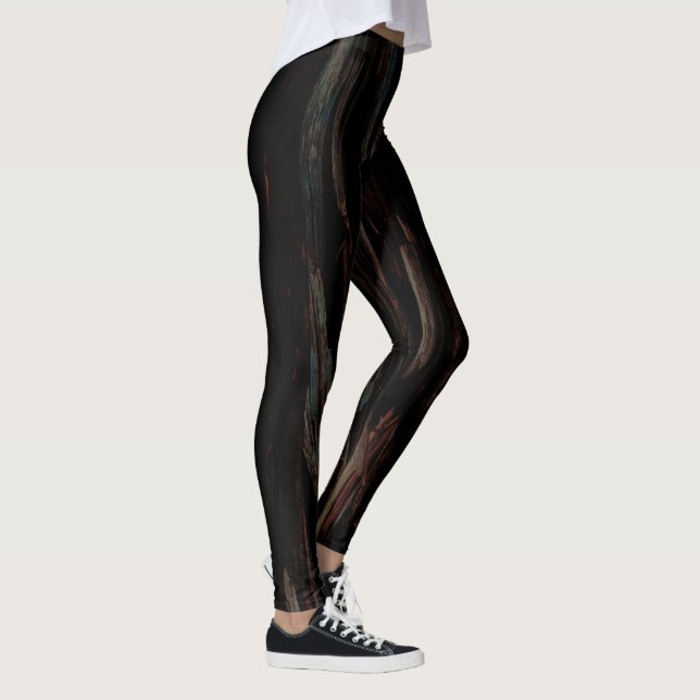 Waldrote Baumrinden-Leggings 2 Leggings (Rechts)