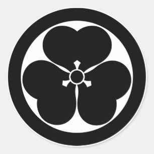 Waldsauerampfer im Kreis Runder Aufkleber