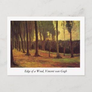 Waldsaum, Vincent van Gogh. Postkarte
