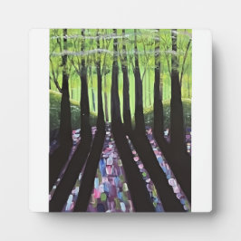 Waldschatten Fotoplatte