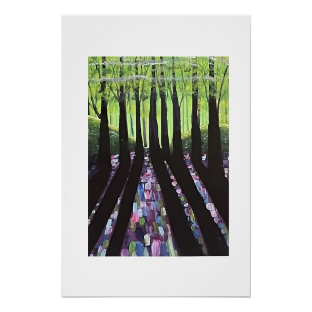 Waldschatten Poster (Vorderseite)