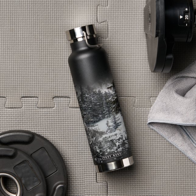 Waldschneebaume | Schneewald Trinkflasche (Fitnessstudio)