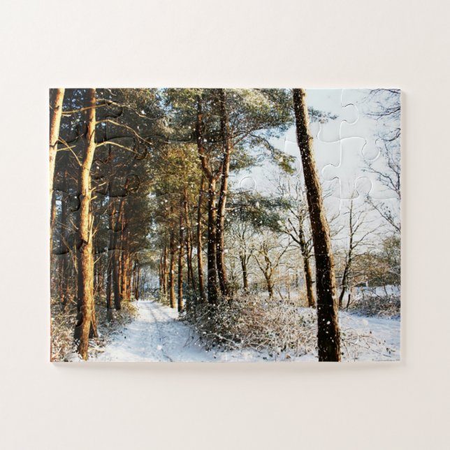 Waldschneeszene 11x14 30pc jpcna puzzle (Horizontal)