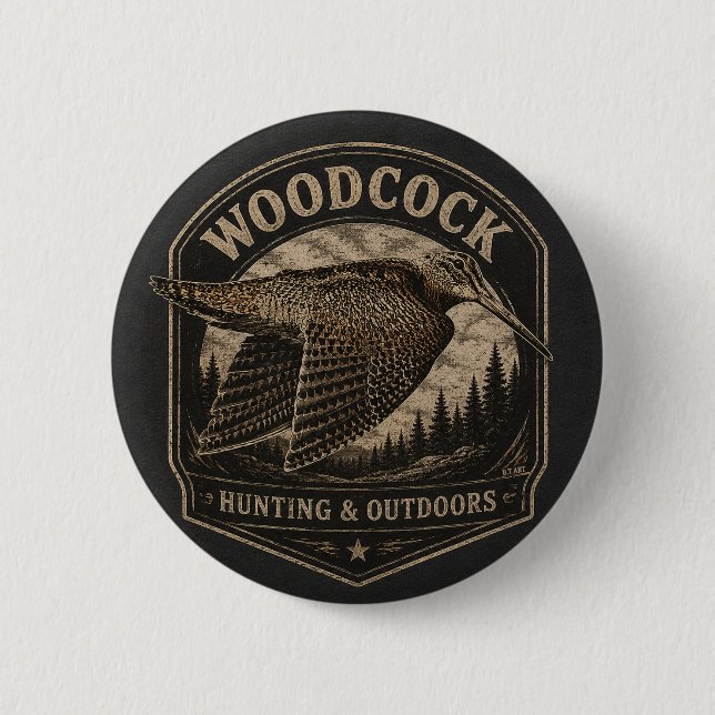 Waldschnepfe  button (Vorderseite)
