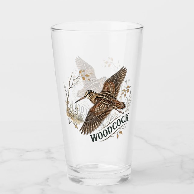 Waldschnepfe  glas (Vorderseite)