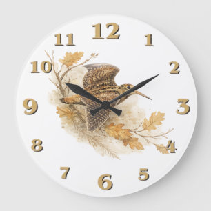 Waldschnepfe  große wanduhr