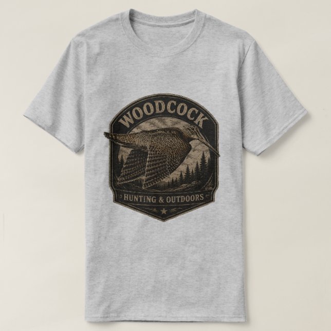 Waldschnepfe  T-Shirt (Design vorne)