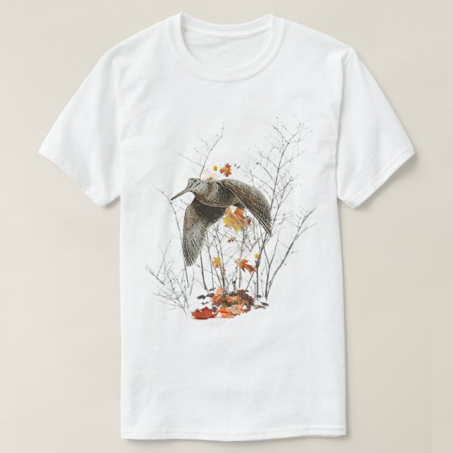 Waldschnepfe  T-Shirt (Design vorne)
