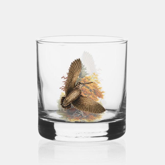 Waldschnepfe  whiskyglas (Vorderseite)