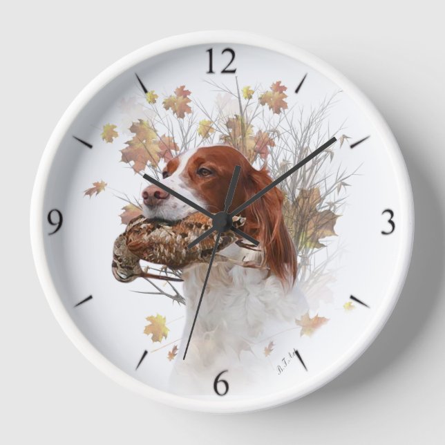 Waldschnepfen-Jagdsaison Uhr (Vorderseite)