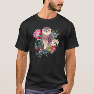 Waldschüssel mit Blume und Schmetterling T-Shirt