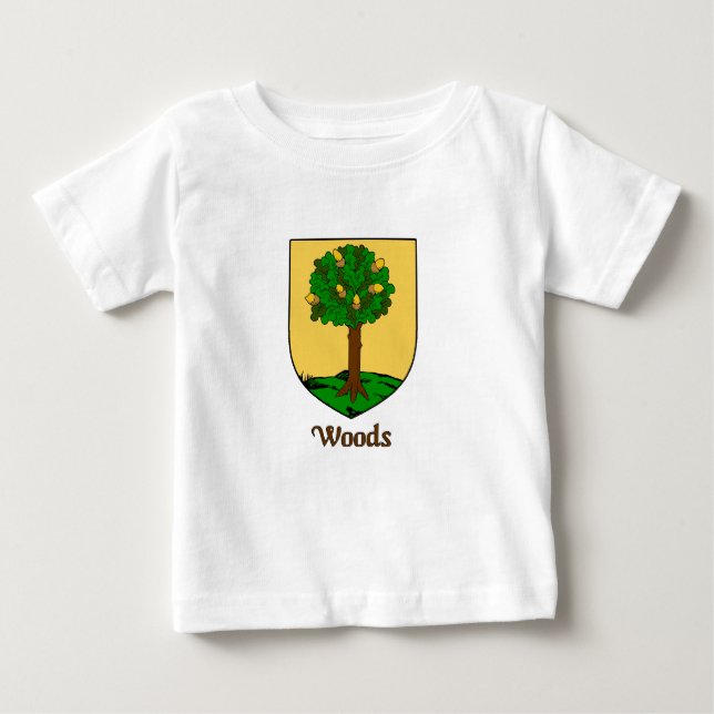 Waldschutzschild Baby T-shirt (Vorderseite)