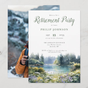 Waldsee-Foto-Ruhestandsfeier Einladung