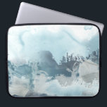 Waldsee Laptopschutzhülle<br><div class="desc">Waldsee II bis Juni Erica Vess. Dieses Design erinnert an eine entspannende Atmosphäre mit verschiedenen Formen und Blautönen.</div>