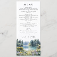 Waldsee-Wildblumen-Hochzeit