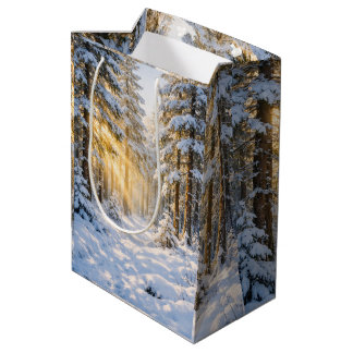 Waldsonne • Premium-Geschenktasche Mittlere Geschenktüte